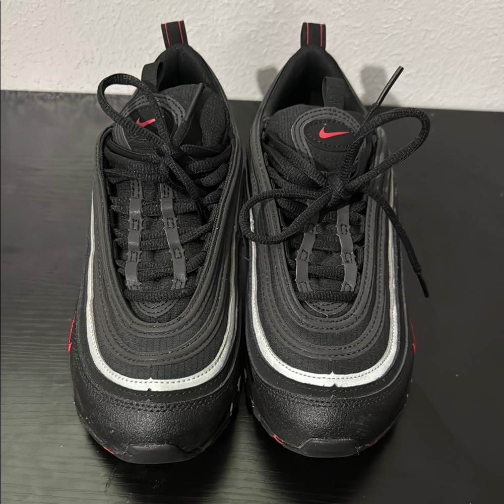 Nike Black and Red Sneakers